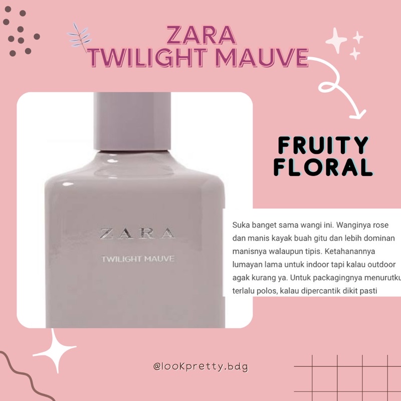 ZARA TWILIGHT MAUVE 100 ml