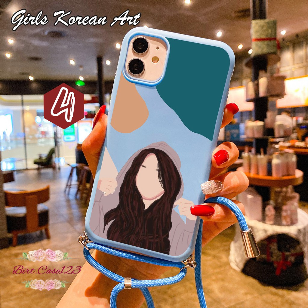 Softcase Slingcase Tali Lanyard Candy GIRLS KOREAN Xiaomi Pocophone M3 X3 BC3756