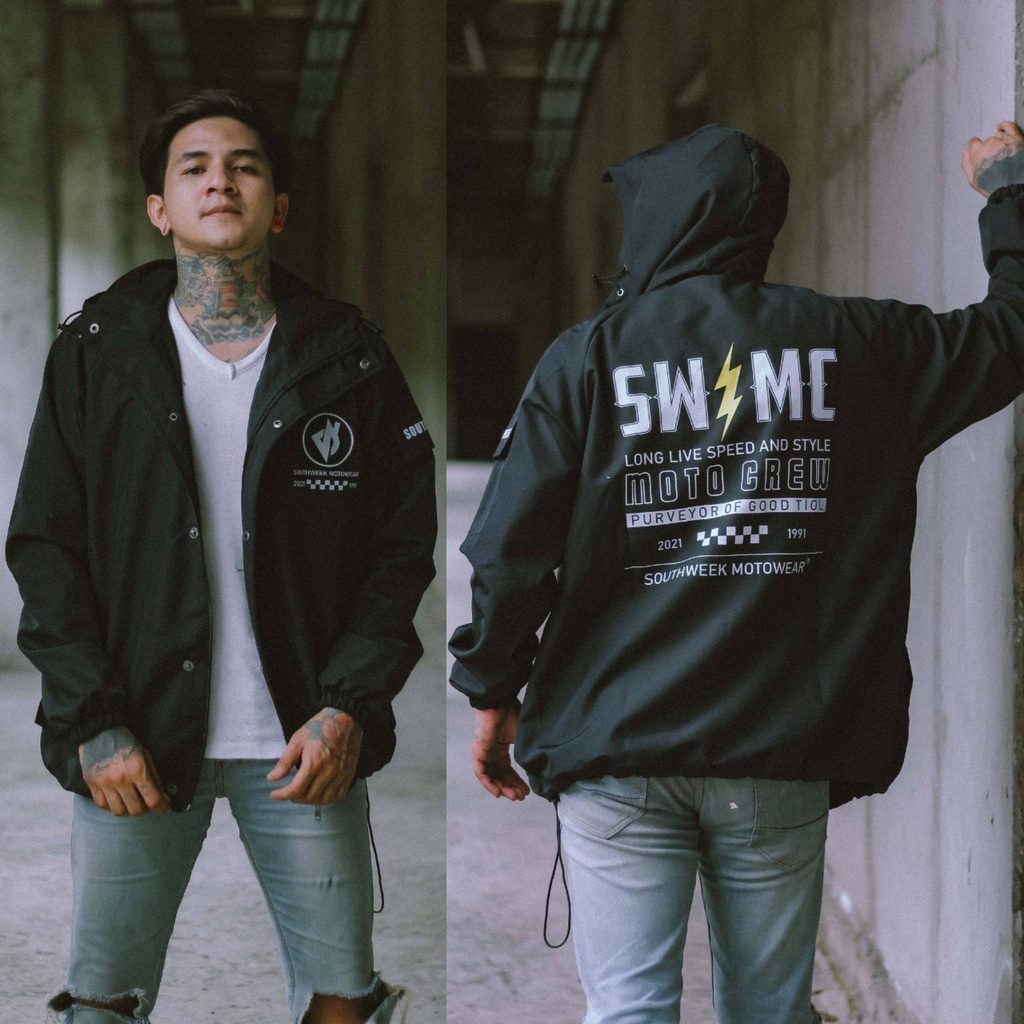 JAKET PRIA - JAKET CASUAL PRIA-JAKET SALVIOHEXIA-JAKET WATERPROOF OUTDOOR -JAKET PARASUT PRIA MURAH-Gambar 16