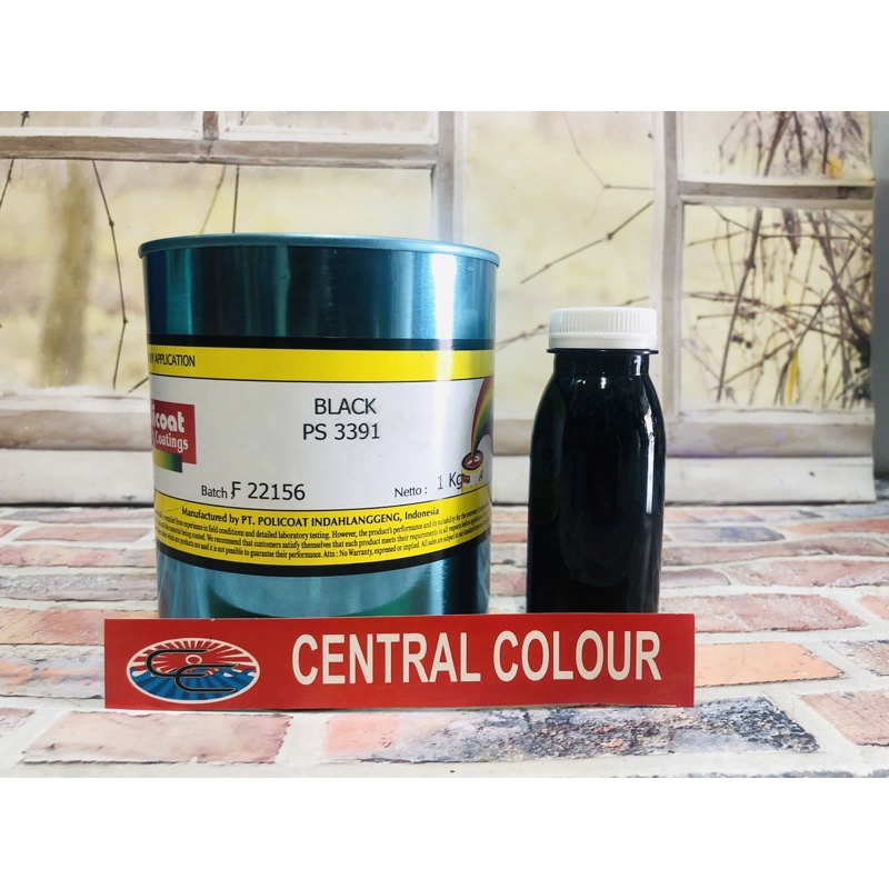 

Tinta Sablon Policoat Black PS 3391 Basis Minyak - 1KG