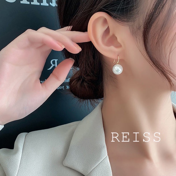 Mode Korea 1 Pasang Anting Pejantan Telinga Kristal Mutiara Wanita Elegan