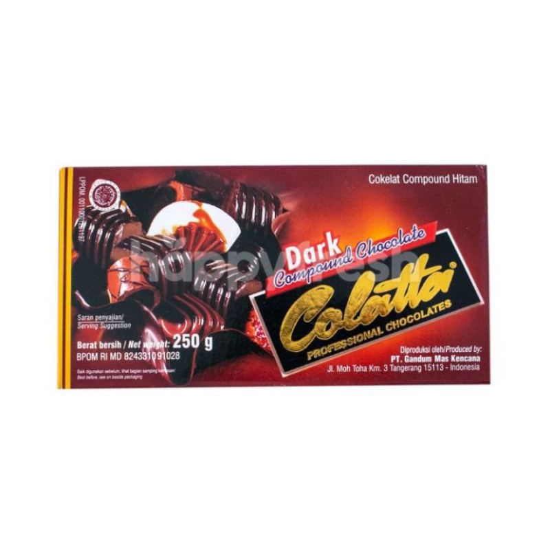 

colatta dark chocolate 250gr