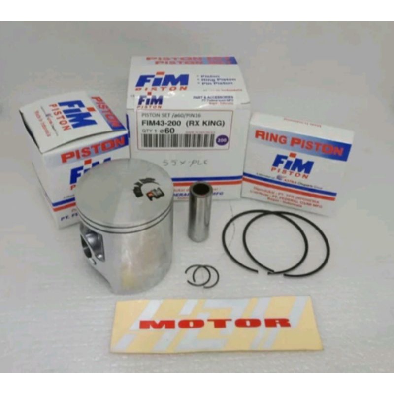 Seher kit piston kit FIM piston Yamaha RX king Pin 16 FIM 43 Diameter 60 oversize standar std-400