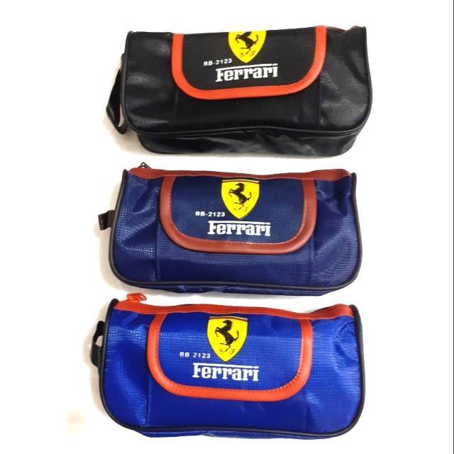 

TEMPAT PENSIL RESELETING KANVAS FERRARRRI