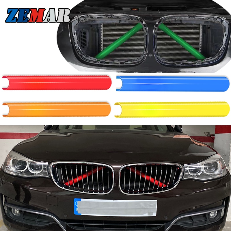 M Sport Style Front Grille Trim Strips Cover Frame Stickers For BMW F30 F10 F20 F11 F31 F07 F32 F33 F34 F36 G30 F48 G20 G01 G05