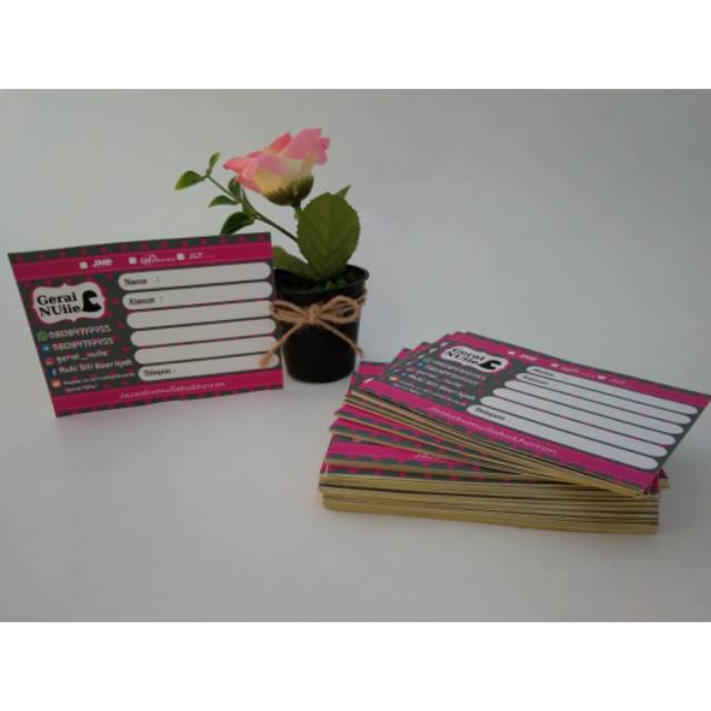 

stiker pengiriman bahan hvs 100pcs 35k