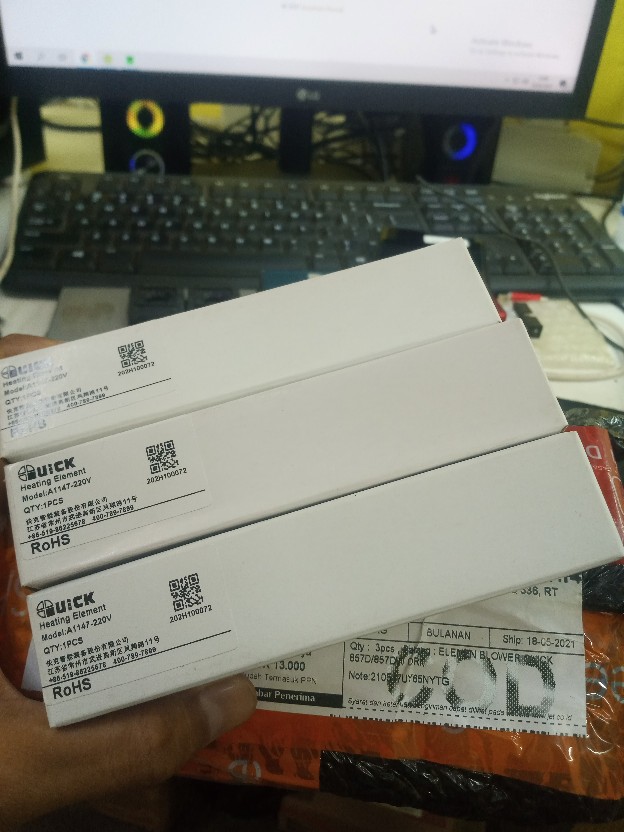 Elemen Blower Quick 857d/857dw Ori