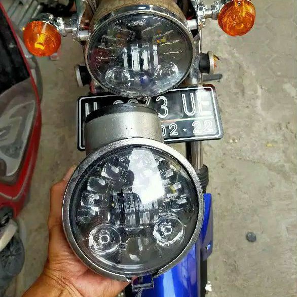 LAMPU DAYMAKER 16 LED SET KARDUS HITAM POLOS BATOK YL SET SPEDO BABON DIGITAL