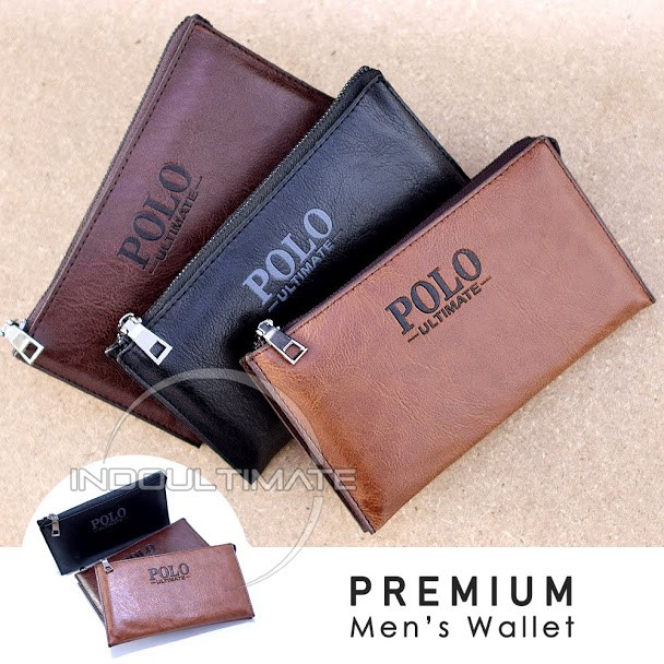 Dompet Pria Kulit Panjang Import Dompet Cowok Panjang Branded POLO ULTIMATE Ori Jpd-1619