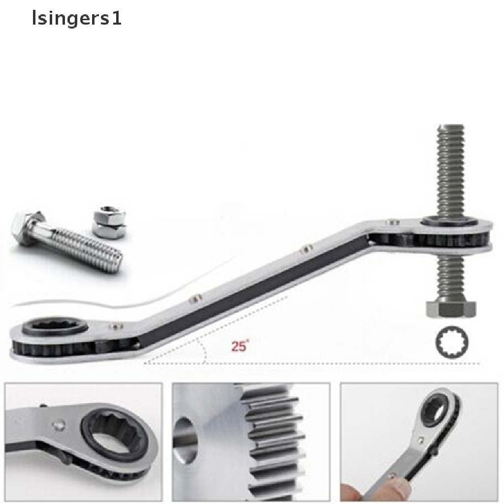 (lsingers1) Kunci Pas ratchet Ganda 6-21mm