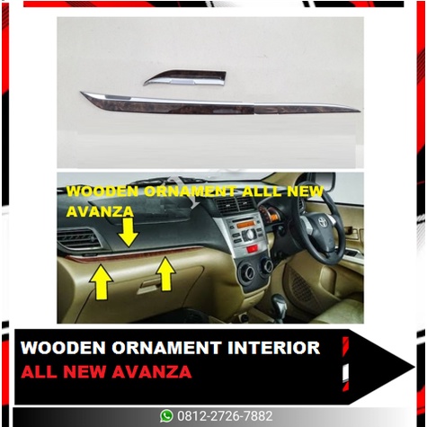 WOODEN ORNAMENT INTERIOR ALL NEW AVANZA