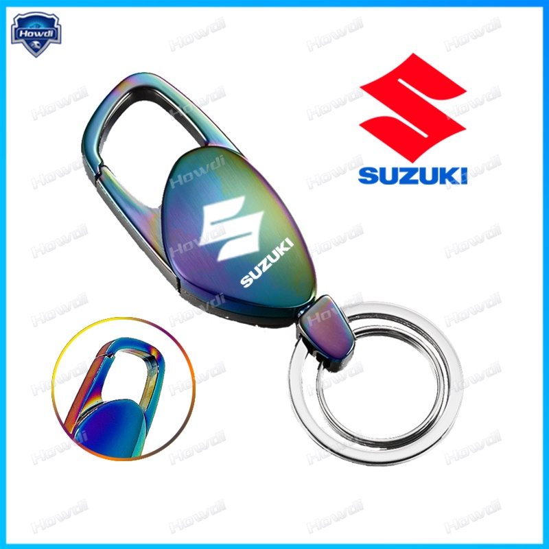 Gantungan Kunci Bahan Stainless steel Dengan logo Untuk Suzuki