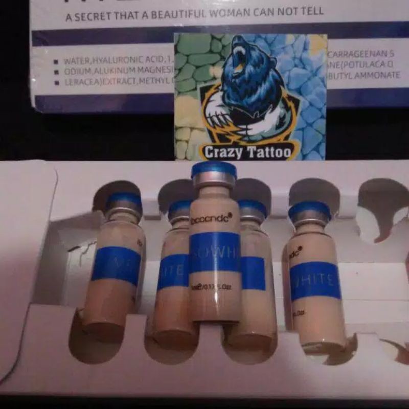 serum dermawhite mesowhite nano serum dermapen Bbglow mencerahkan dan memutihkan wajah dijual satuan