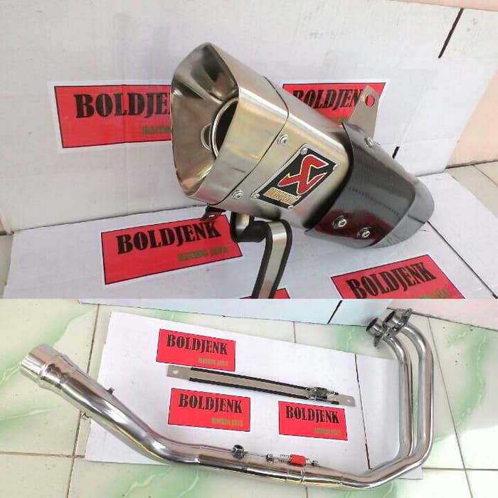 Knalpot AKRAPOVIC GP new fullset R25 / Mt25 dll
