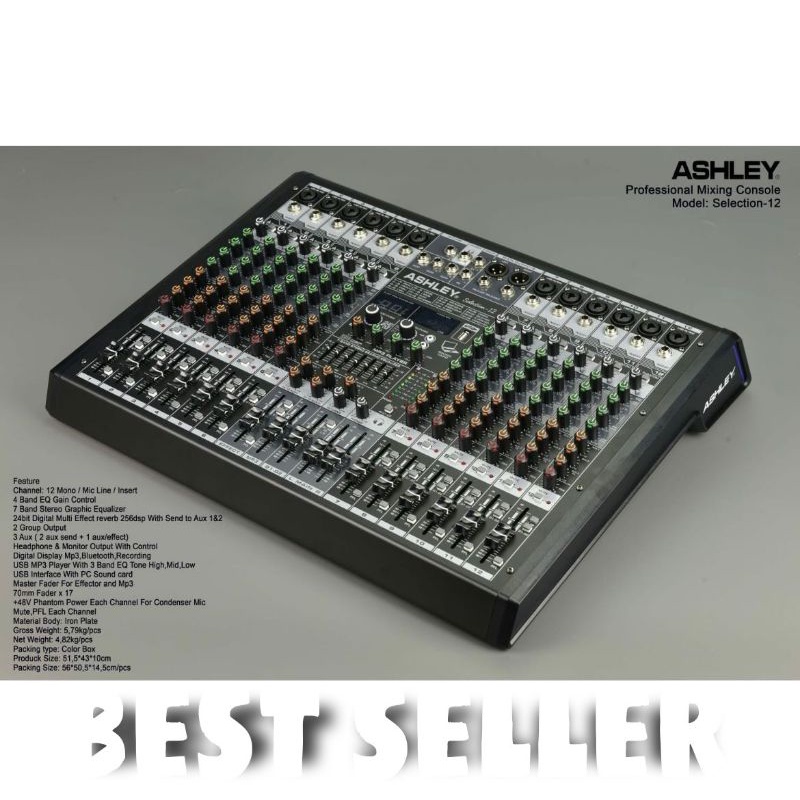 Mixer SELECTION 12 Original ASHLEY 12 Channel