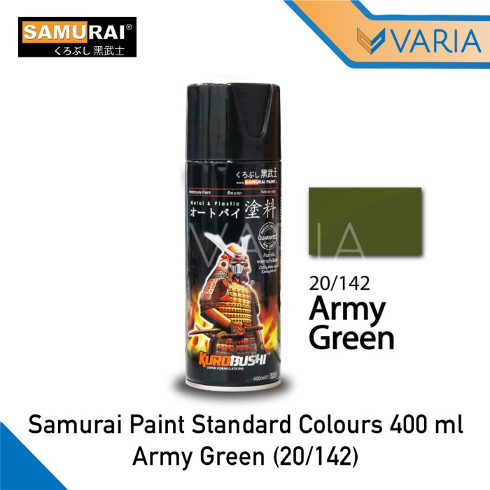 Cat Semprot Pylox Pilox Samurai Paint Kurobushi Army Green 20 142