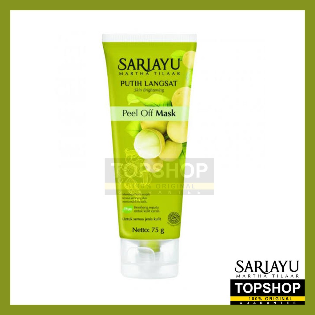 Sariayu Putih Langsat Peel Off Mask