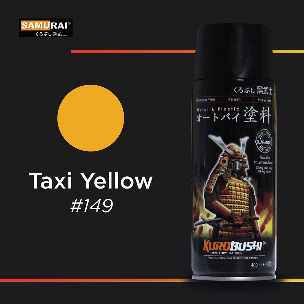 Samurai Paint Standard Taxi Yellow 149