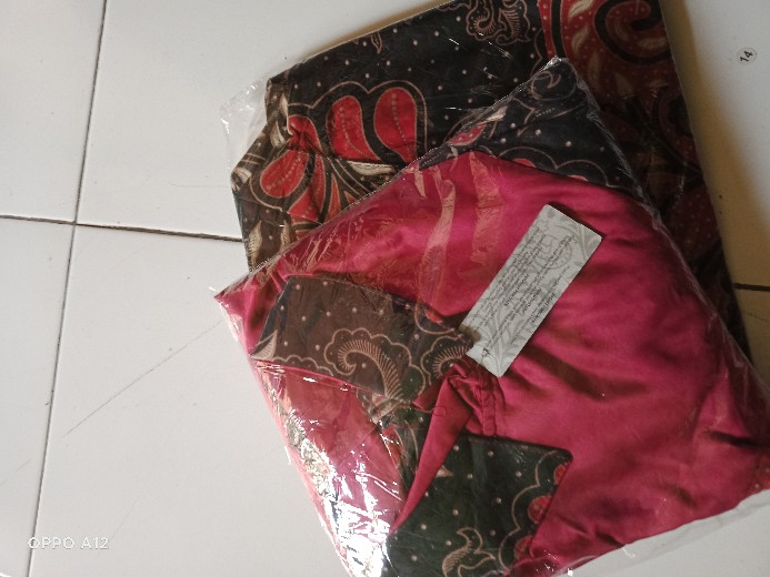 Gamis Batik Bunga Cantik