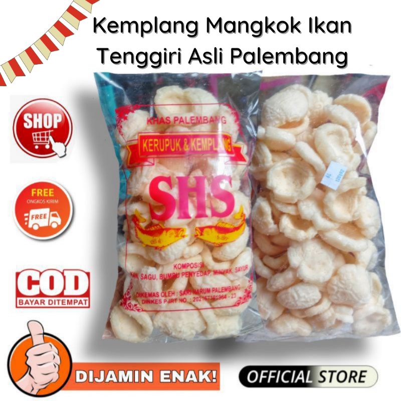 

Kerupuk Kemplang Mangkok Ikan Tenggiri Asli Palembang/Kerupuk Ikan Premium/Kemplang Palembang