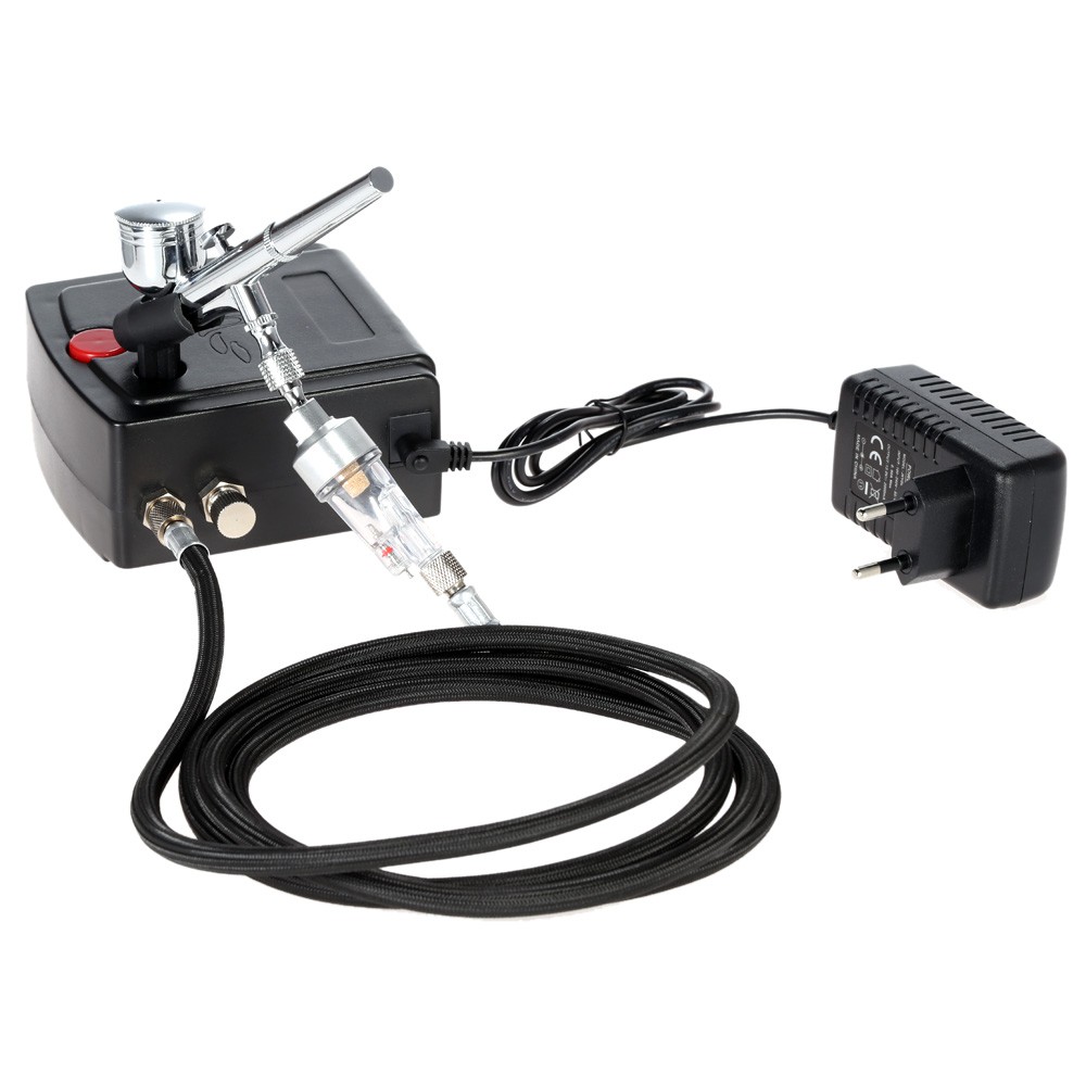 KMOON Air Compressor Painting Tatto Nail Art with Spray Gun - TC-100K