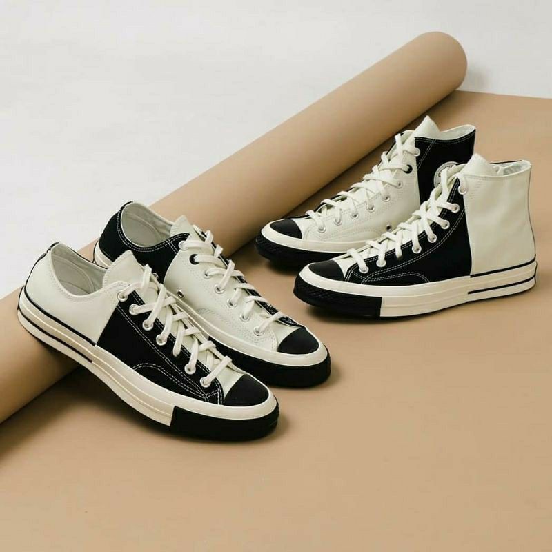 Converse Chuck 70 Rivals Black Egret Sepatu Sneakers Pria Original