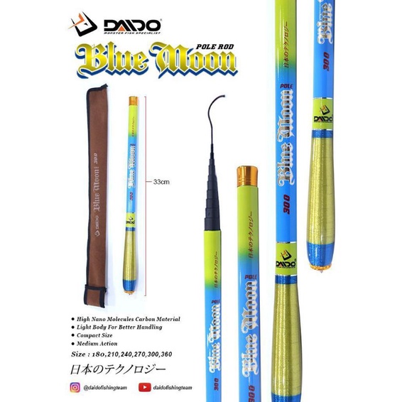 JORAN TEGEK KAKU DAIDO BLUE MOON 180 - 360
