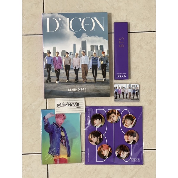 SHARING BTS DICON PURPLE JAPAN SPECIAL EDITION Pencil Set