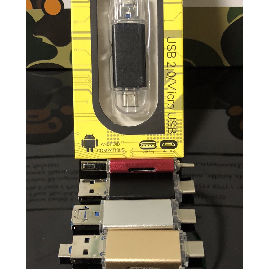 Card Reader OTG USB 3.1 Type C ke Micro SD / micro usb to micro sd
