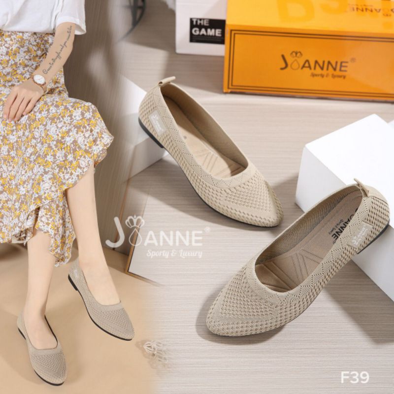 JOANNE Flyknit Flat Shoes F39 [ORIGINAL BRAND]