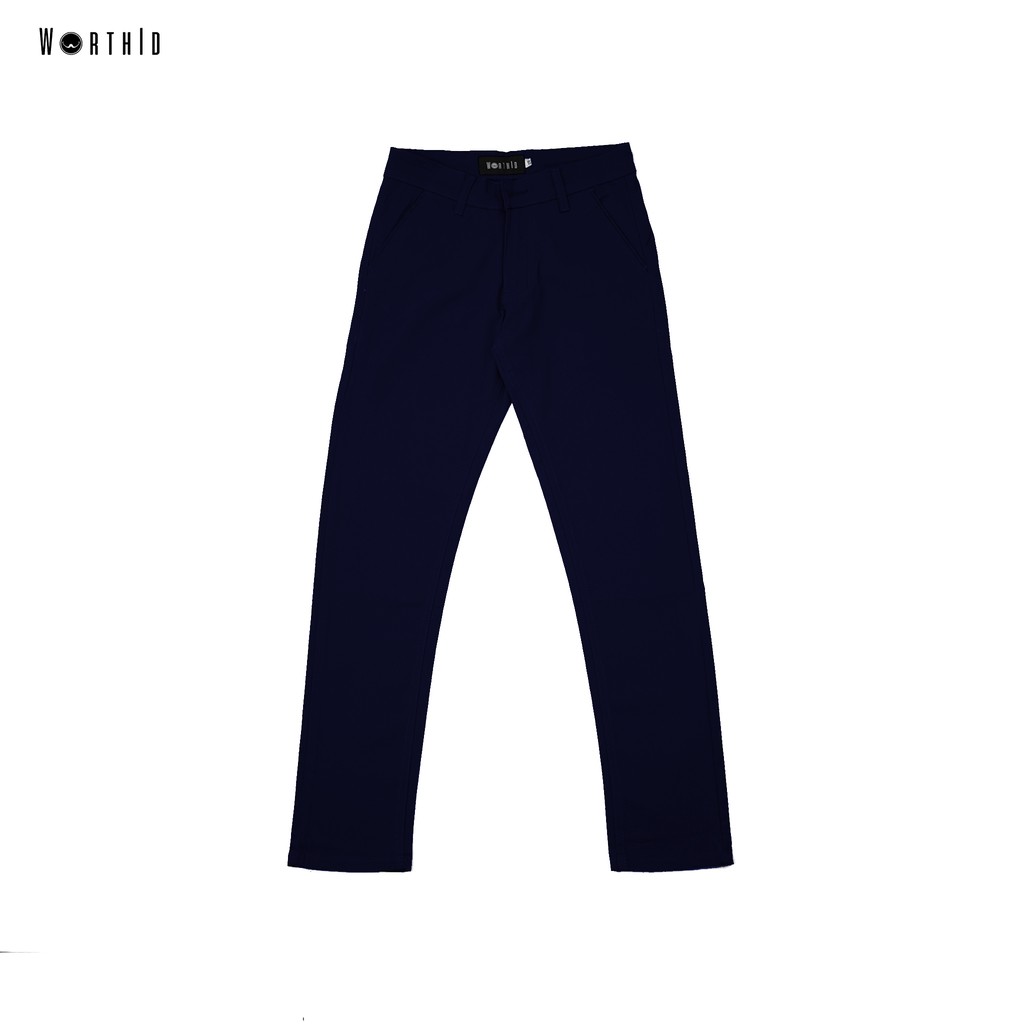 WORTH ID Celana Panjang Chino - Navy