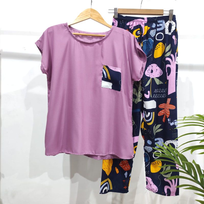 BABYDOLL RAYON PANJANG| BABYDOLL MURAH | BAJU RUMAHAN-Panjang 52