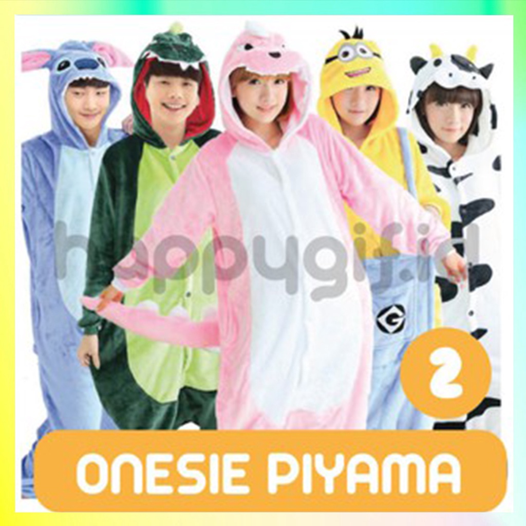 KOSTUM ONESIE KIGURUMI BAJU PIYAMA KARAKTER DEWASA 2