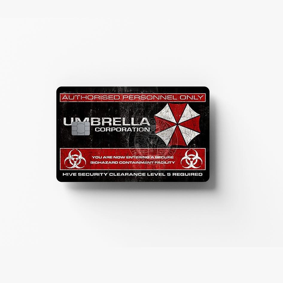 

✅Promo spesial❤ UMBRELLA CORP CARD | GARSKIN / STICKER KARTU ATM / SKIN KARTU ATM / DEBIT / CREDIT / EMONEY / FLAZZ | CARDSKINS