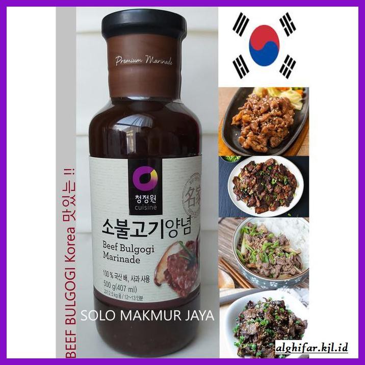 

gnidderdsaus- bumbu saus beef bulgogi marinade bbq daesang 500 g -asliiiiii.