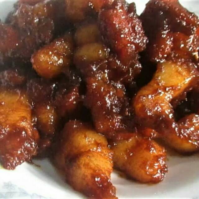 

sweet pork & samcan goreng ketumbar ( non halal )
