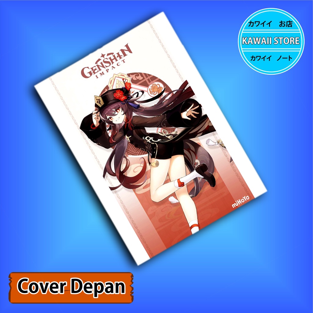 

Notebook / Pocket book Hard Cover Anime Game Genshin Impact HU TAO uk A5 & A6 / Notes Book