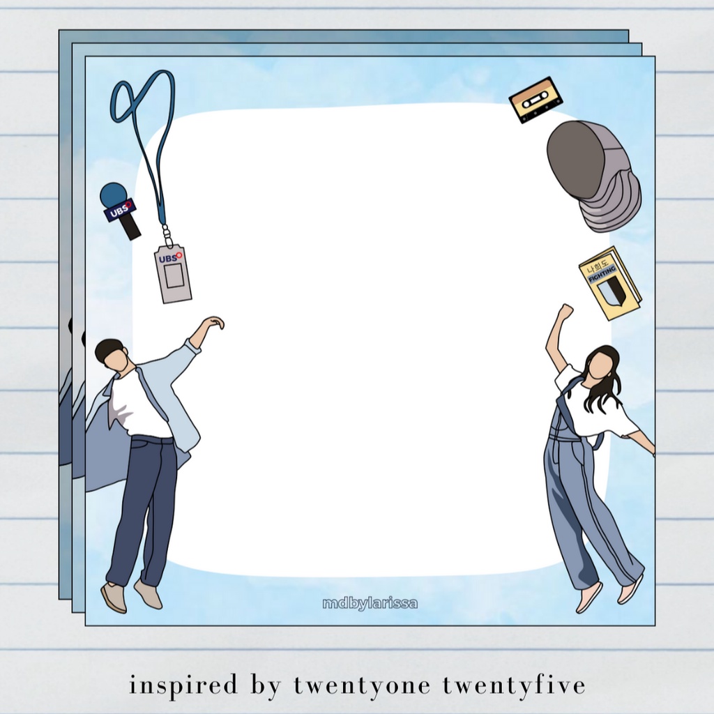 

Memo Pads Twenty Five Twenty One Korean Drama Notes Twentyfive Twentyone Na Hee Do Baek Yi Jin Na Heedo Baek Yijin