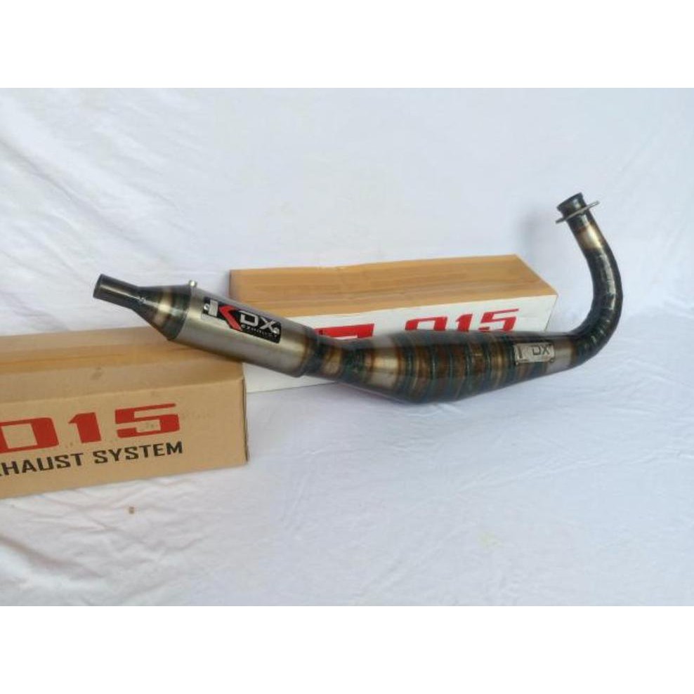 Harga Knalpot Kdx Jogja 3V3 Model Kolong For Rx King - Rx Special - Rxz Plat Hitam Berkualitas