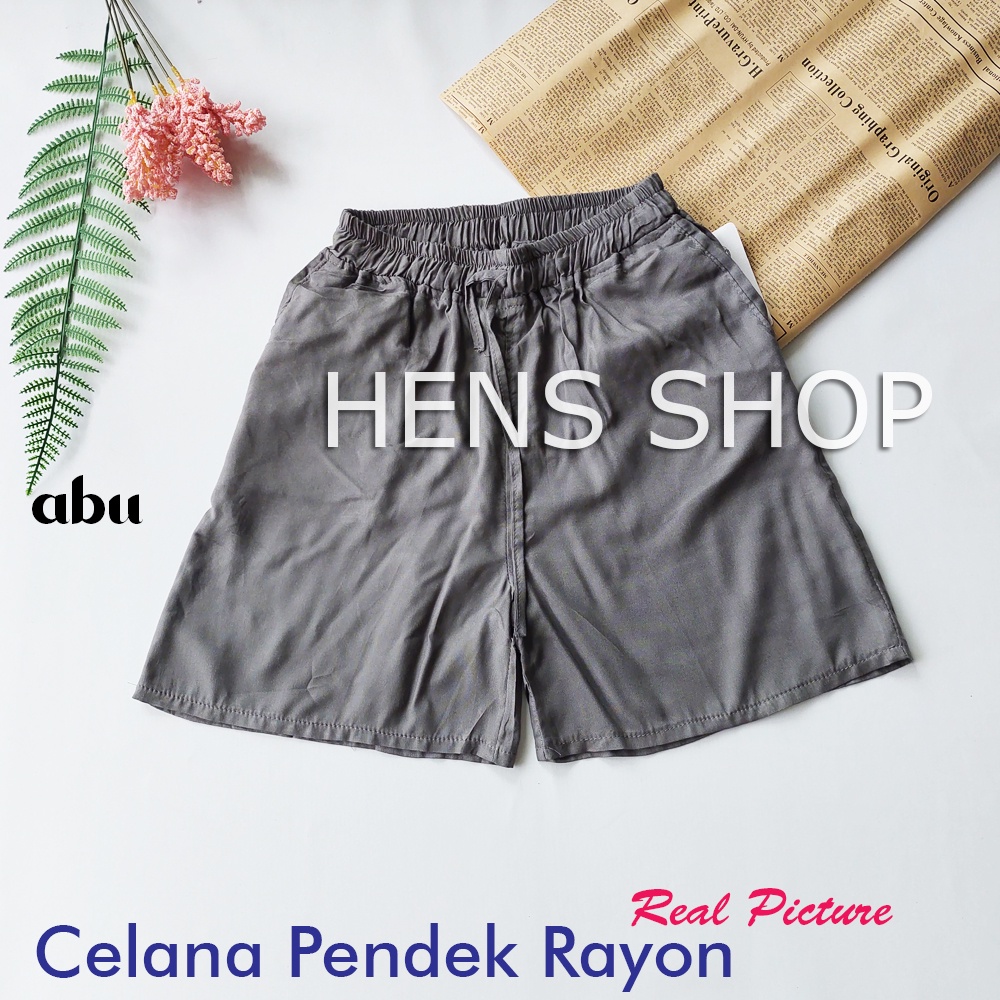 CELANA PENDEK WANITA Hotpants JUMBO RAYON PREMIUM