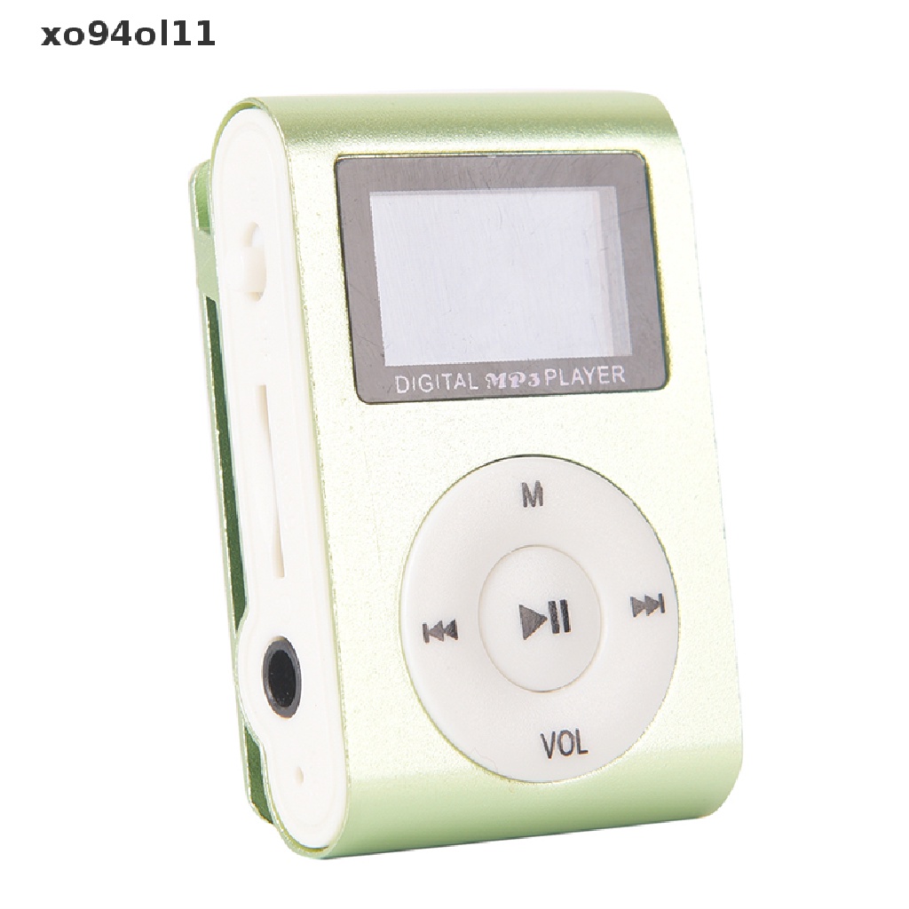 (hotsale) Mp3 Player Digital Mini Portabel Dengan Layar LCD Mendukung Kartu Mikro SD TF 32GB