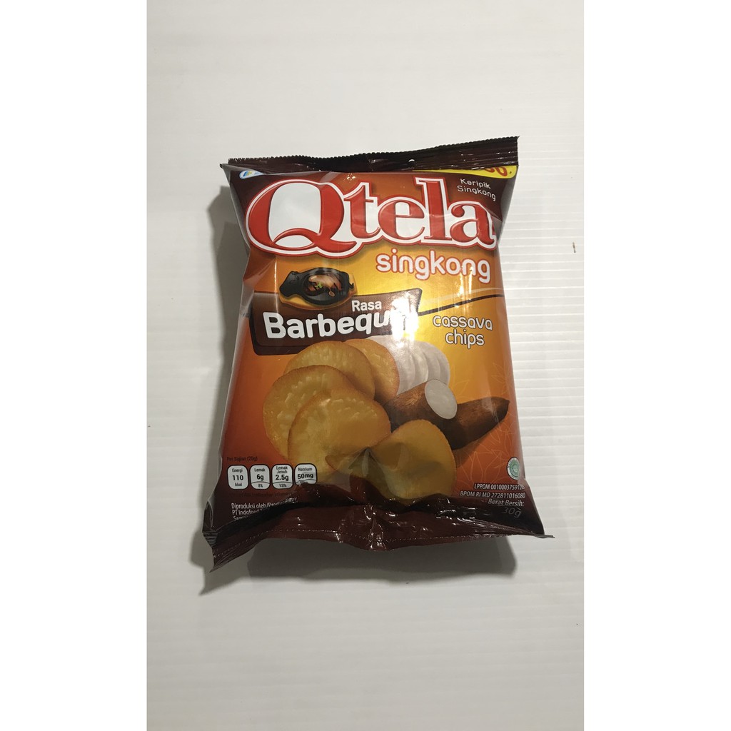 

PROMO QTELA KERIPIK SINGKONG BARBEQUE 30G 30GR 30 G GR - CASSAVA CHIPS DUS TERMURAH