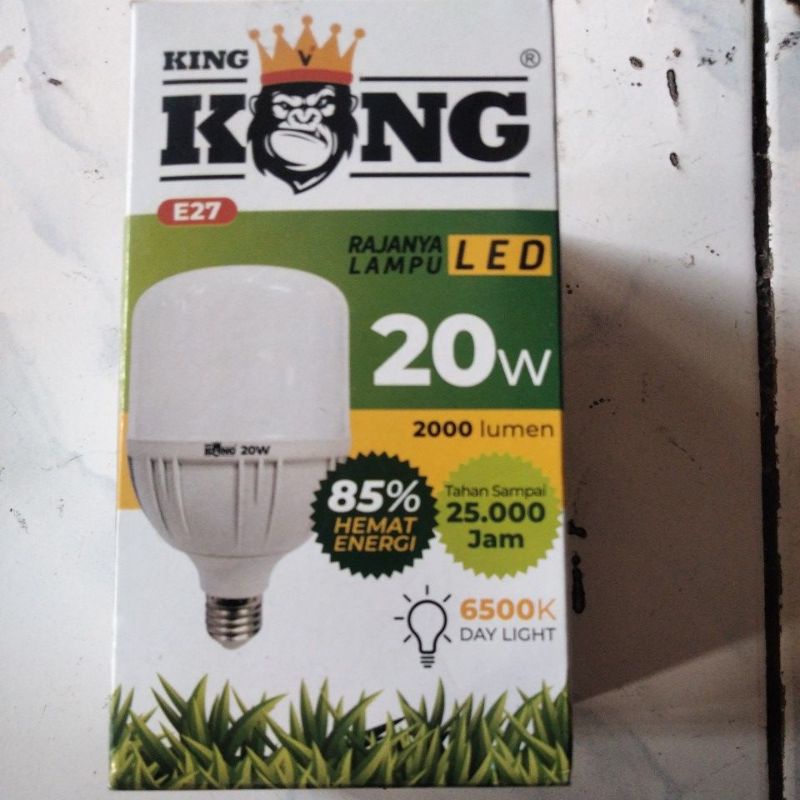 Jual Lampu LED Kingkong 20 Watt Rajanya Lampu LED 85 Hemat Energi