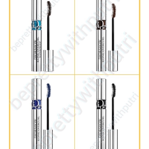 Jual DIOR Iconic Overcurl Extreme Mascara Non Waterproof atau