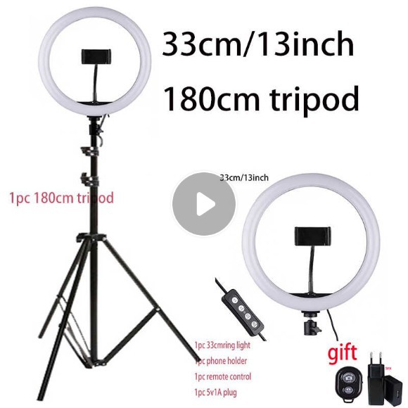 RING LIGHT LED 33CM / LIGHTENING STUDIO/ Live Selfle