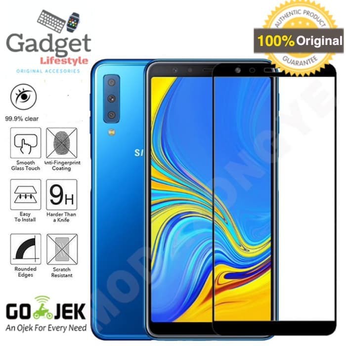 SAMSUNG A9 PRO A9 2018 A7 2016 A7 2018 TEMPERED GLASS FULL COVER 6D 9D 11D SCREEN GUARD