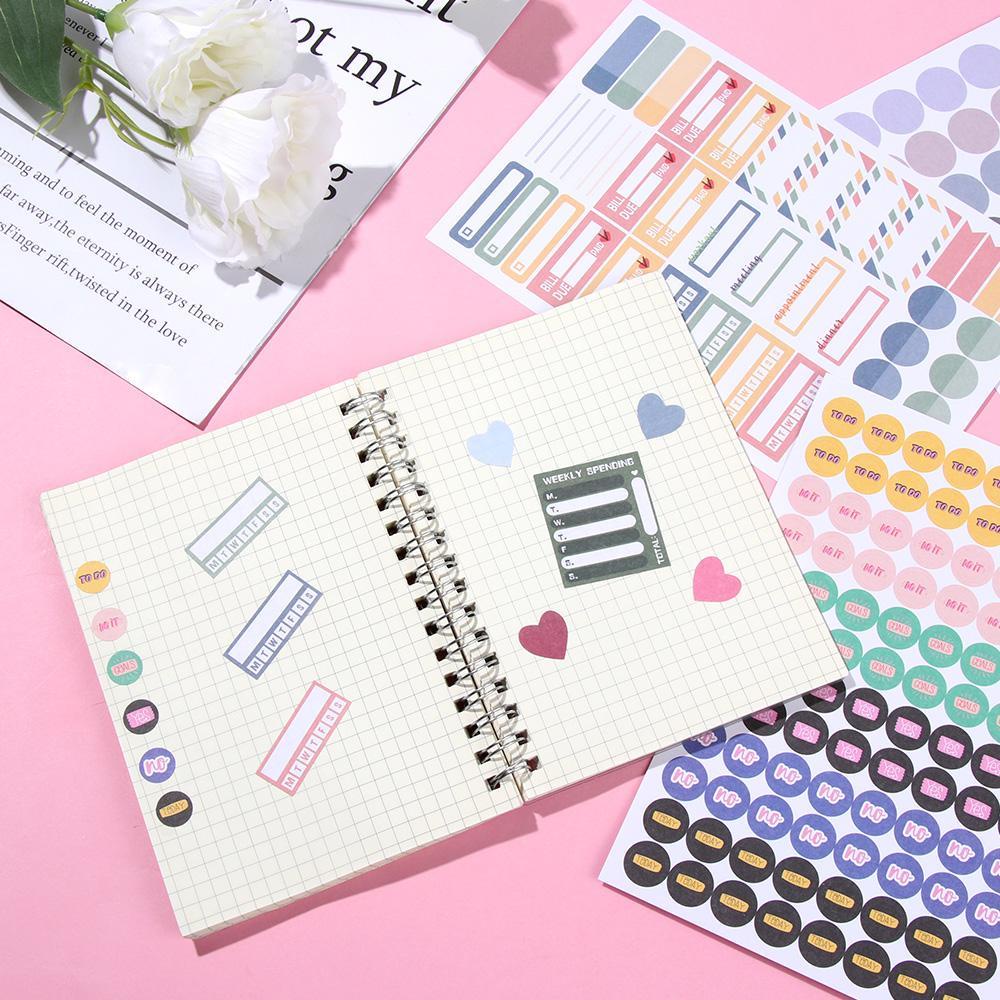 Populer 5sheets To Do List Stiker Stationery Sticky Notes Jurnal Scrapbooking Dekorasi