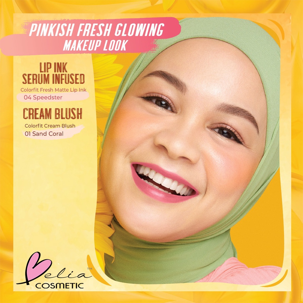 ❤ BELIA ❤ WARDAH Colorfit Cream Blush 3g | Intense &amp; Pigmented | Blush On | BPOM