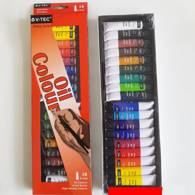 

V-Tec Oil Colour Set Type 1388 12Ml 18 Warna (Cat Minyak)