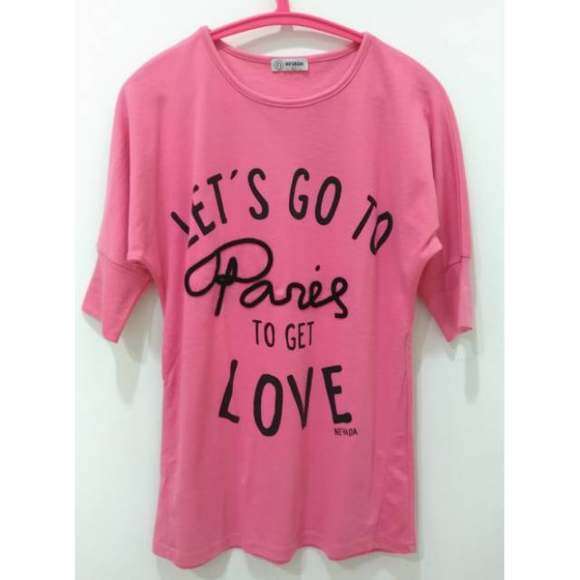 Baju Blouse Wanita Pink Paris NEVADA